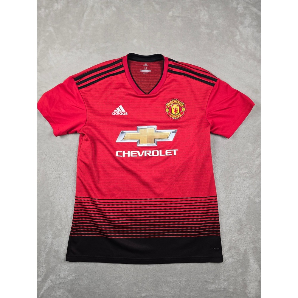 Adidas Manchester United Diogo Dalot Jersey‎ Mens M Red Black 2018 #20 Soccer